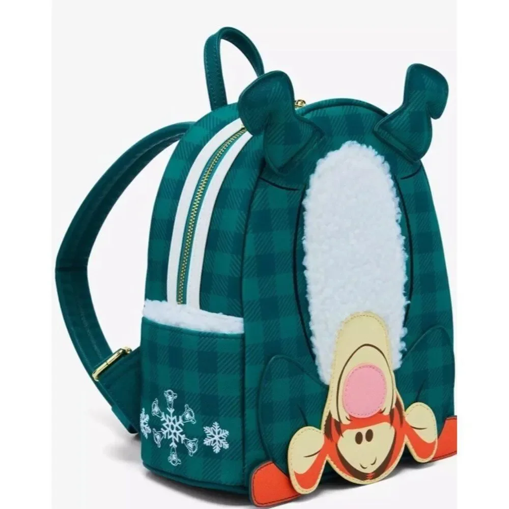 Tigger Winter Pajamas Sherpa Mini Backpack Disney Loungefly Winnie The Pooh NWT